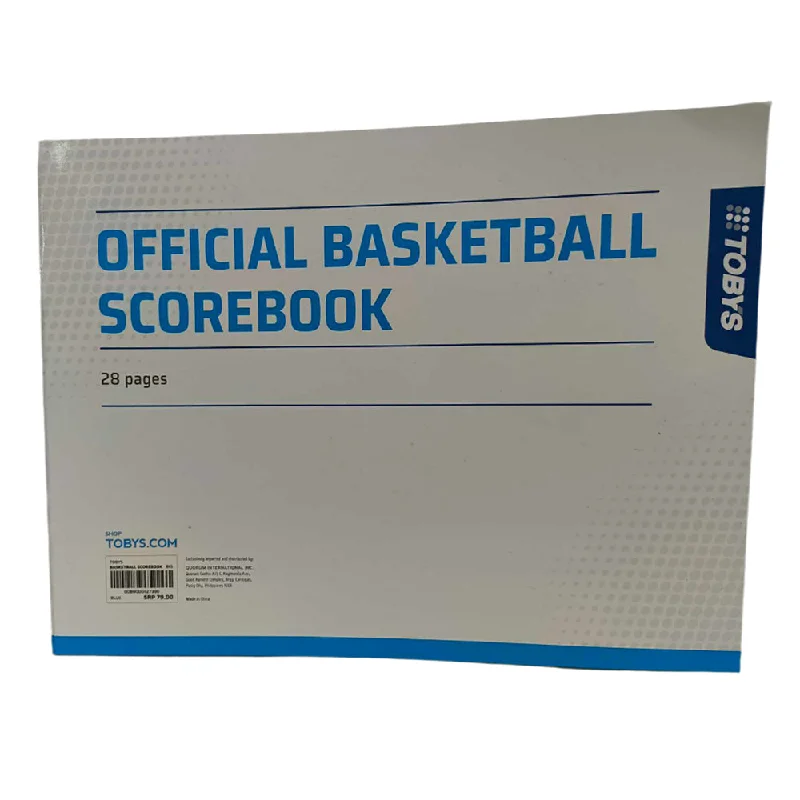 Toby's Basketball Scorebook Edgy Men's Punk