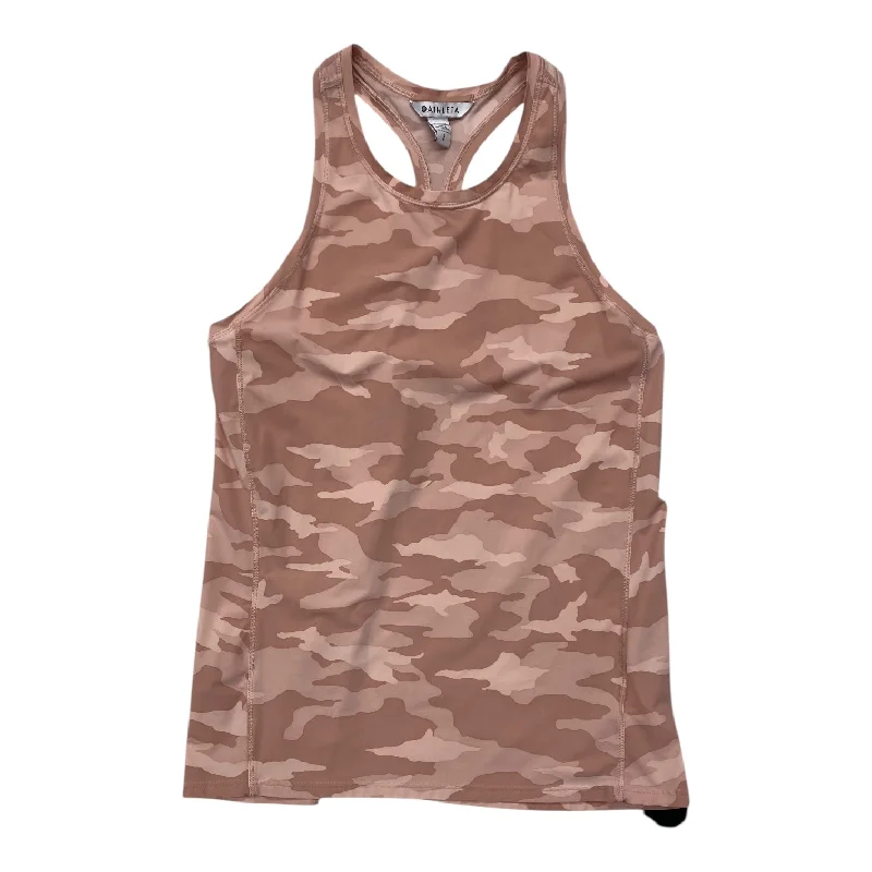 Athletic Tank Top By Athleta In Camoflauge, Size: S Casual Men's Loose