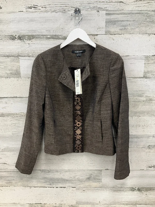 Blazer By Ellen Tracy In Brown, Size: Xs Laid