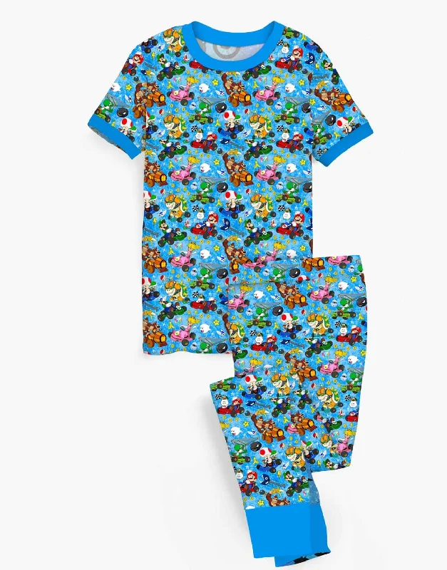 [Pre Sale] Fav Luigi Land - Bamboo Short Sleeve Pant Lounge Set (EST SHIP LATE APRIL) Masculine Men's 