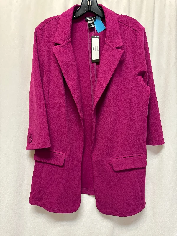 Blazer By Soho Design Group In Pink, Size: L Gym