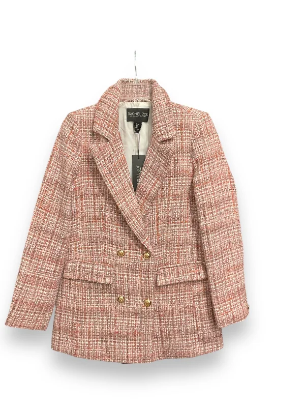 Blazer By Rachel Zoe In Pink, Size: S Cool Men's Distressed