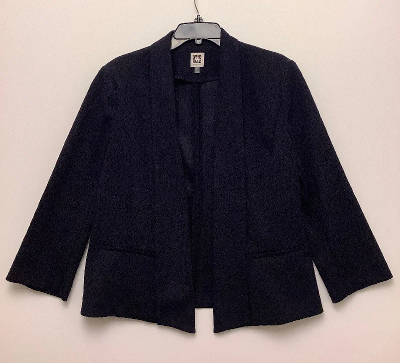 Blazer By Anne Klein In Navy, Size: L Gym