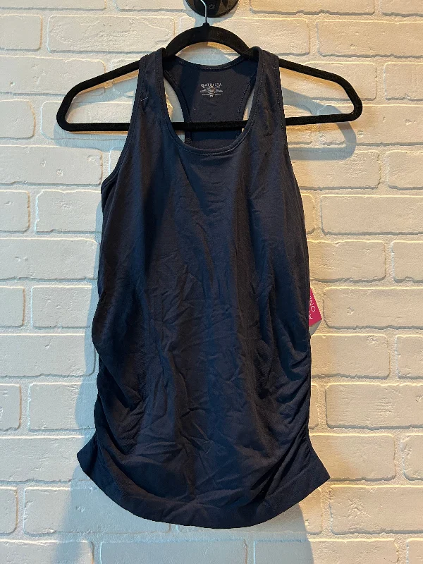 Athletic Tank Top By Athleta In Blue, Size: Xs Unique Men's Upcycled