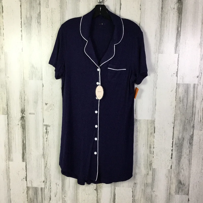 Nightgown By Clothes Mentor In Navy, Size: M British Gentleman Style