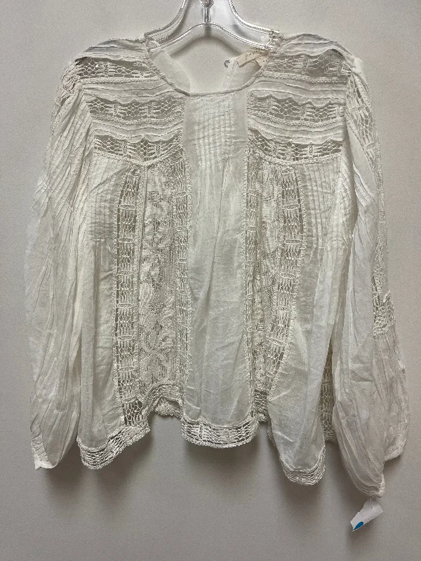 Top Long Sleeve By Forever That Girl In White, Size: S Traditional Men's Country