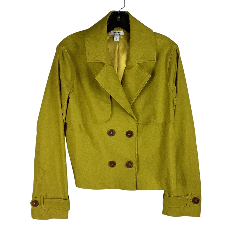 Blazer By Nine West In Yellow, Size: M Elegant Men's Cashmere