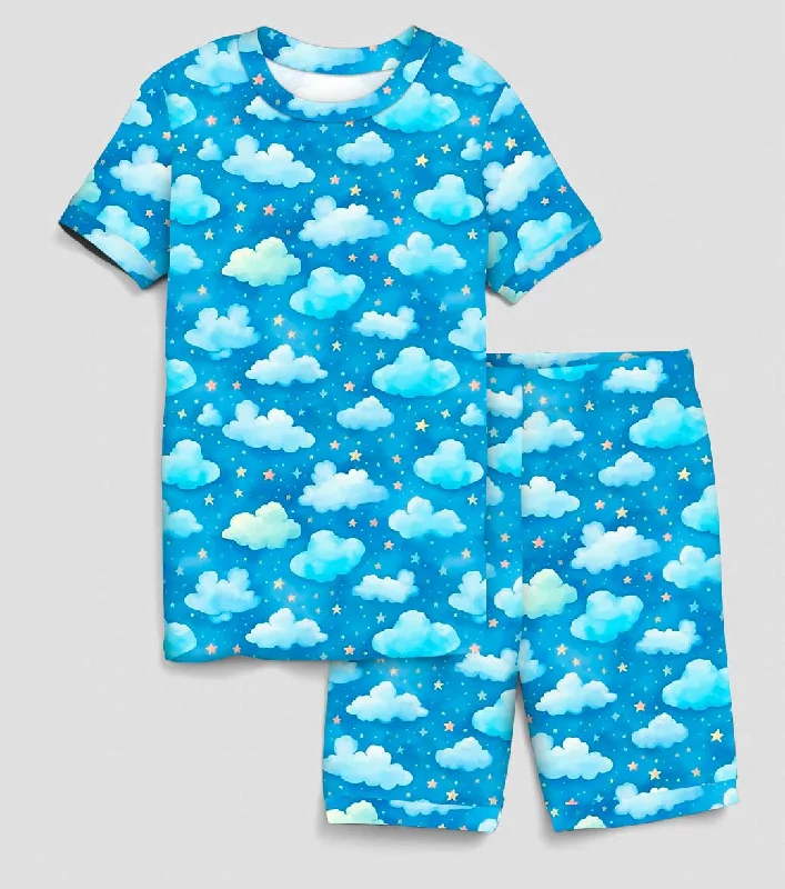 [Pre Sale] Whimsical & Wild Sleep Tight - Bamboo Short Sleeve Short Lounge Set (EST SHIP LATE MARCH) Refined Men's Classic 