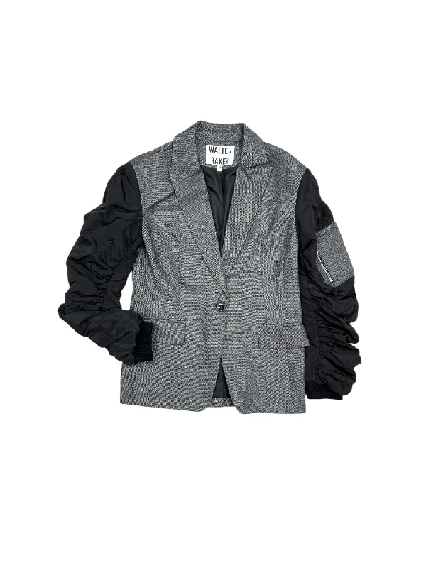 Blazer By Walter Baker In Black & Grey, Size: Xs Masculine Men's 