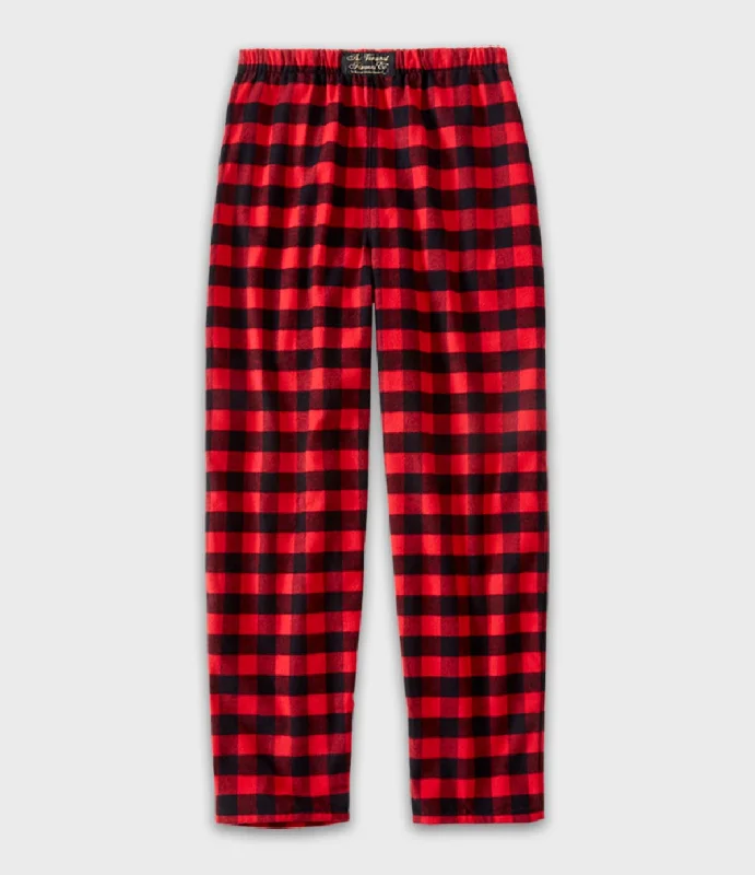 Flannel Lounge Pants - Red Buffalo Traditional Men's Country