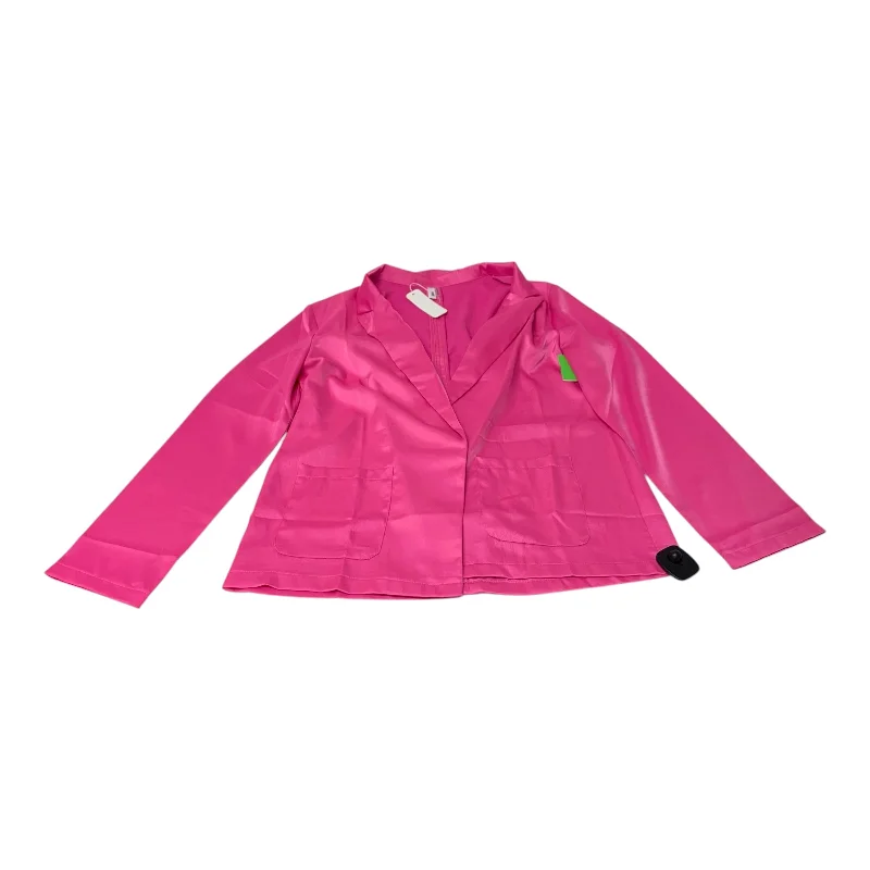 Blazer By Glam In Pink, Size: L Monochromatic Office Style