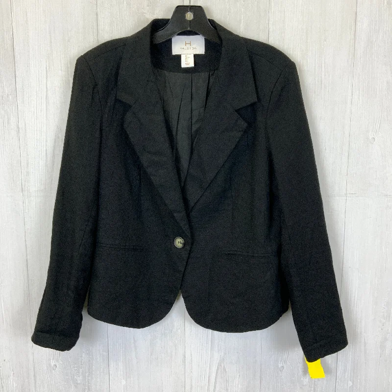 Blazer By Halston In Black, Size: L Stylish Men's Neon