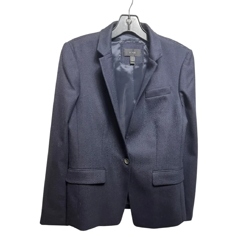 Blazer By J. Crew In Navy, Size: 4 Unique Men's Upcycled