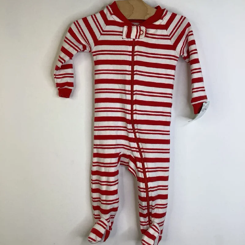 Size 0-3m: Pact White/Red Striped 1pc Pjs Bohemian Men's Free