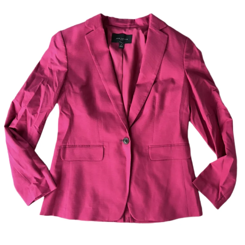 Blazer By Ann Taylor In Pink, Size: M Bold Men's Animal