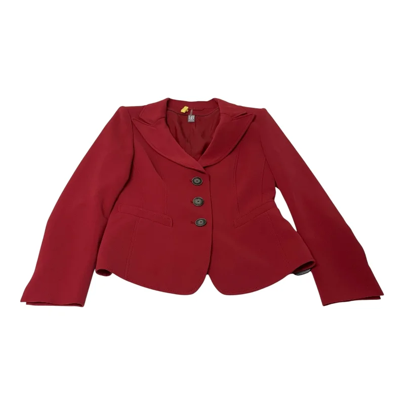 Blazer By Clothes Mentor In Red, Size: S Unique Men's Patch