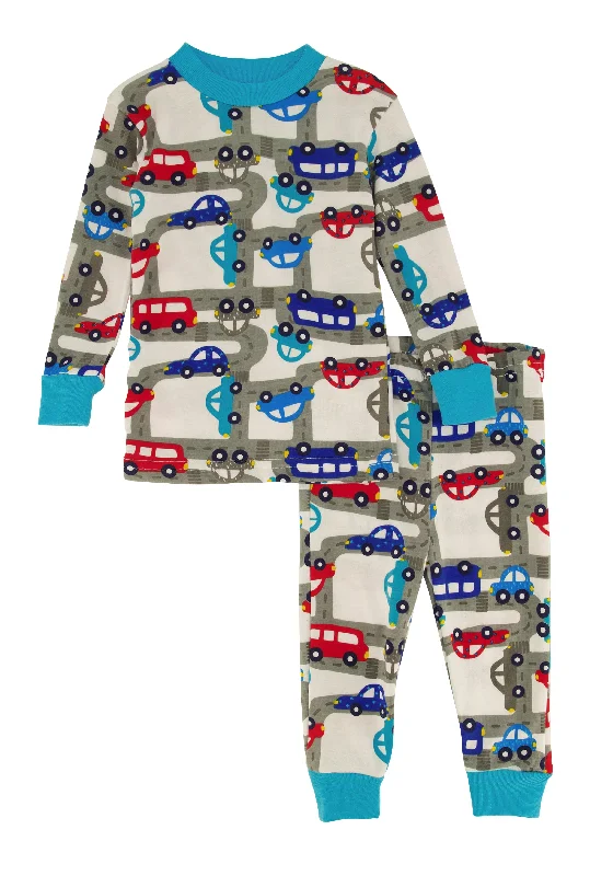 Baby Boys 12-24M Printed Pattern Pajama Top and Pants Luxurious Men's High