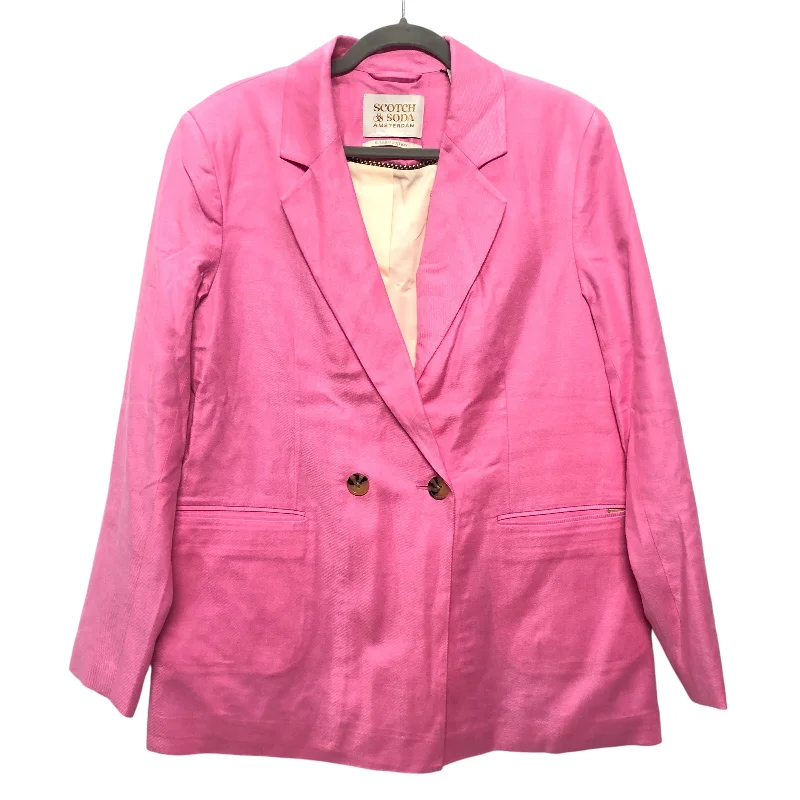 Blazer By Scotch & Soda In Pink, Size:L Sporty Men's Tennis