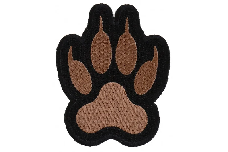 Canine Paw Print Patch Refined Men's Hand