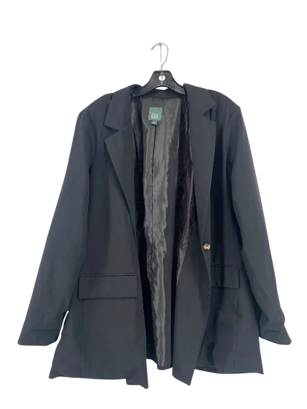 Blazer By Wild Fable In Black, Size: Xl Laid