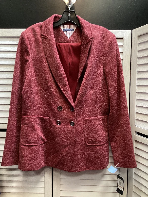 Blazer By Tommy Hilfiger In Maroon, Size: 12 Business