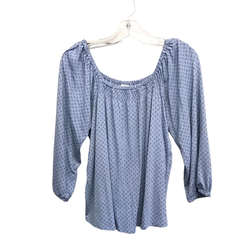 BLUE TOP LS by ANA Size:S Casual Men's Japanese 