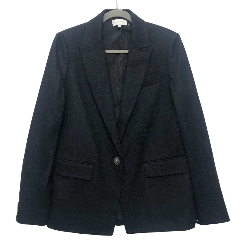 Blazer By Vince In Black, Size:8 Masculine Men's Thick